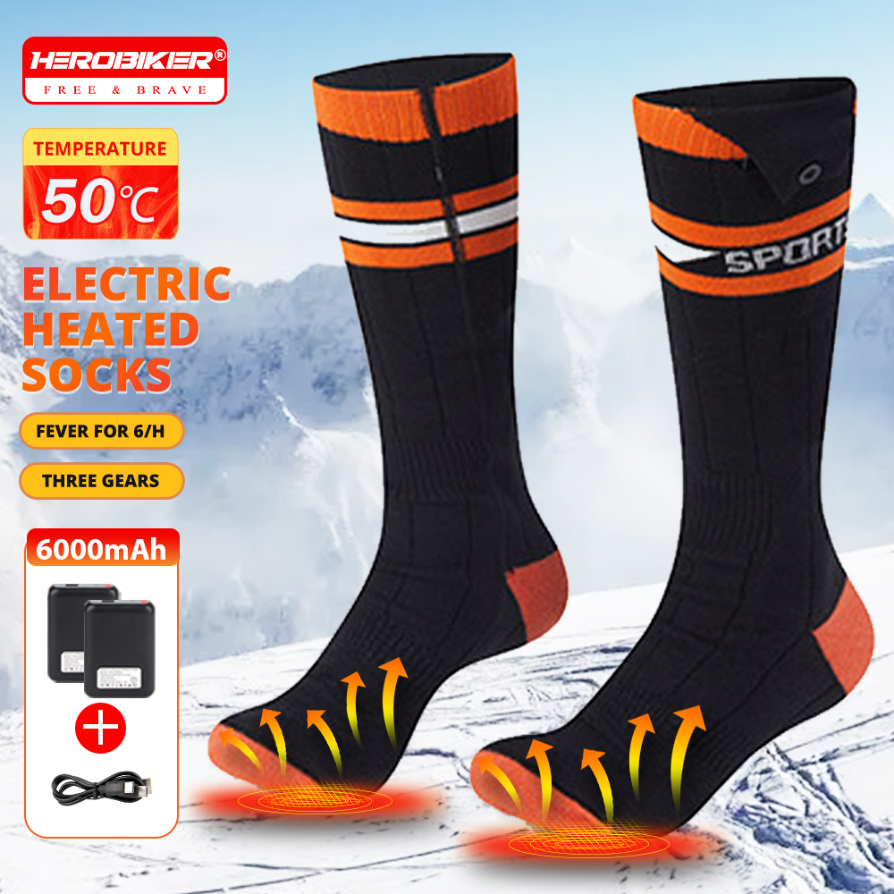 Heating Socks 6000mah Battery  - Outdoor Camping Winter avaliação e preço