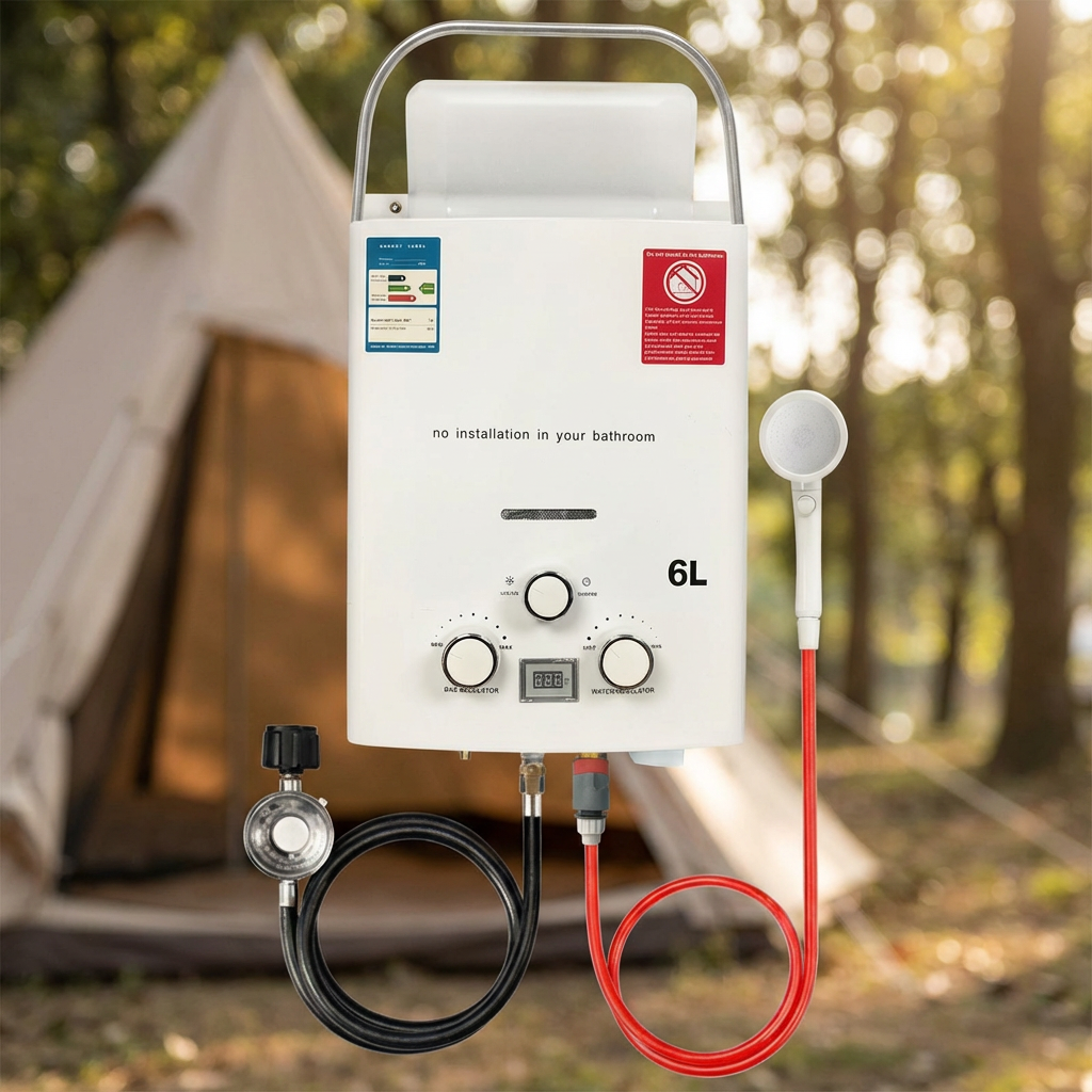 New Portable Gas Water Heater  - Outdoor Camping Hot Water Heater avaliação e preço