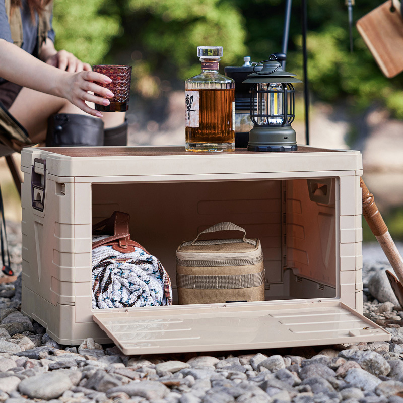 Folding storage box, outdoor t - Outdoor Camping Folding Storage Box avaliação e preço