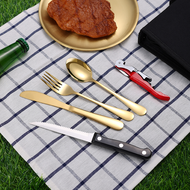 10Pcs Camping Tableware Set 30 - Outdoor Camping Dining Set avaliação e preço