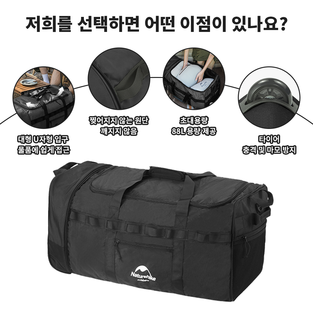 Naturehike 88L Camping Bag Fol - Outdoor Camping Folding Storage Box avaliação e preço