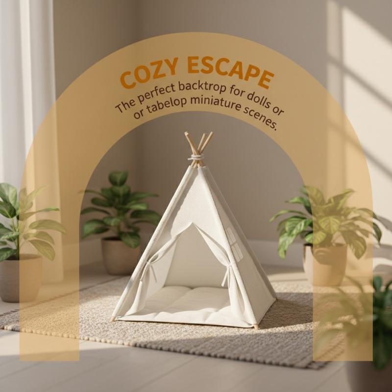 1: 12 Tent Model Decoration Sc - Outdoor Camping House avaliação e preço
