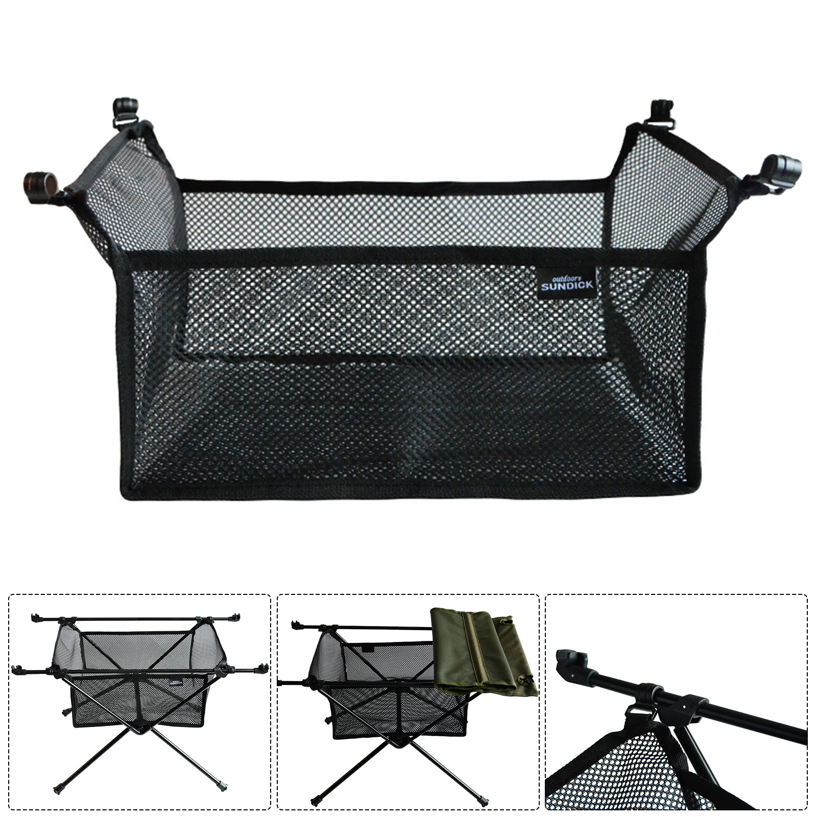 Camping Foldable Table Storage - Outdoor Camping Folding Storage Box avaliação e preço