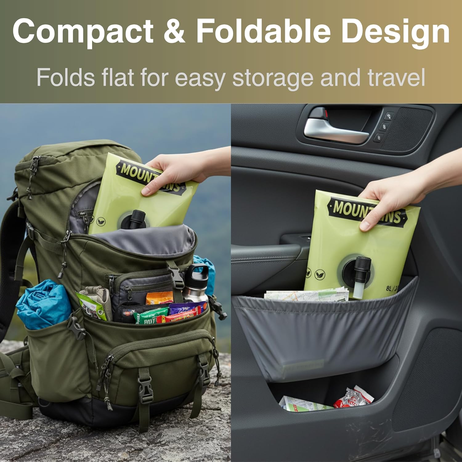 Camping Water Container Collap - Outdoor Camping Water Jug avaliação e preço
