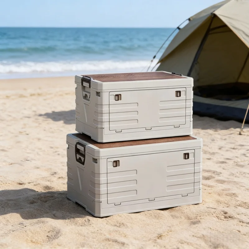 Car Storage Bin Outdoor Campin - Outdoor Camping Folding Storage Box avaliação e preço