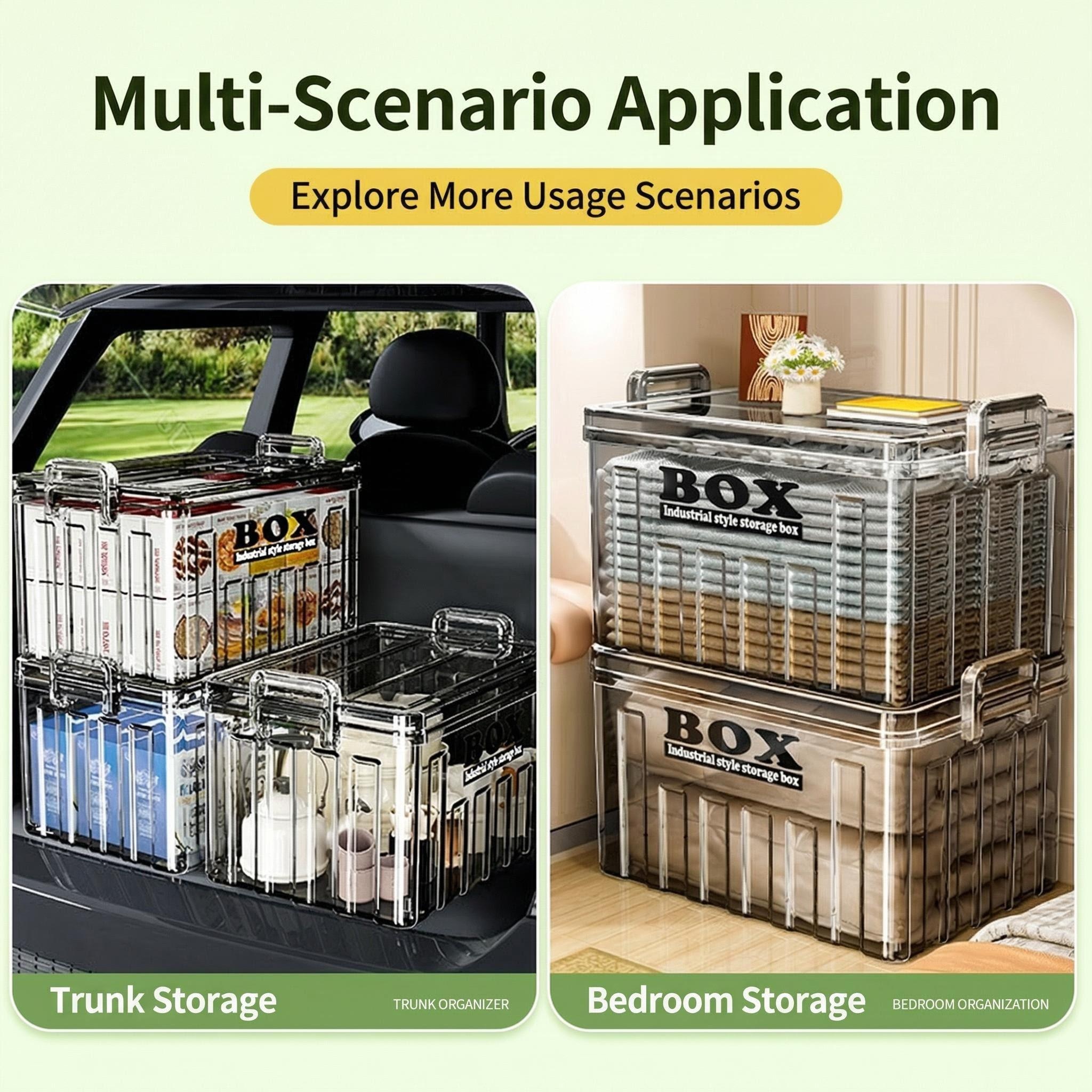 Organizing boxes, snacks, frui - Outdoor Camping Folding Storage Box avaliação e preço