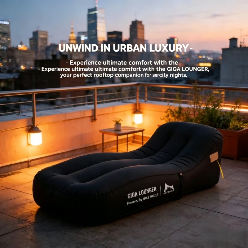 TPU Automatic Inflatable Chair - Outdoor Camping Hammock Chair avaliação e preço