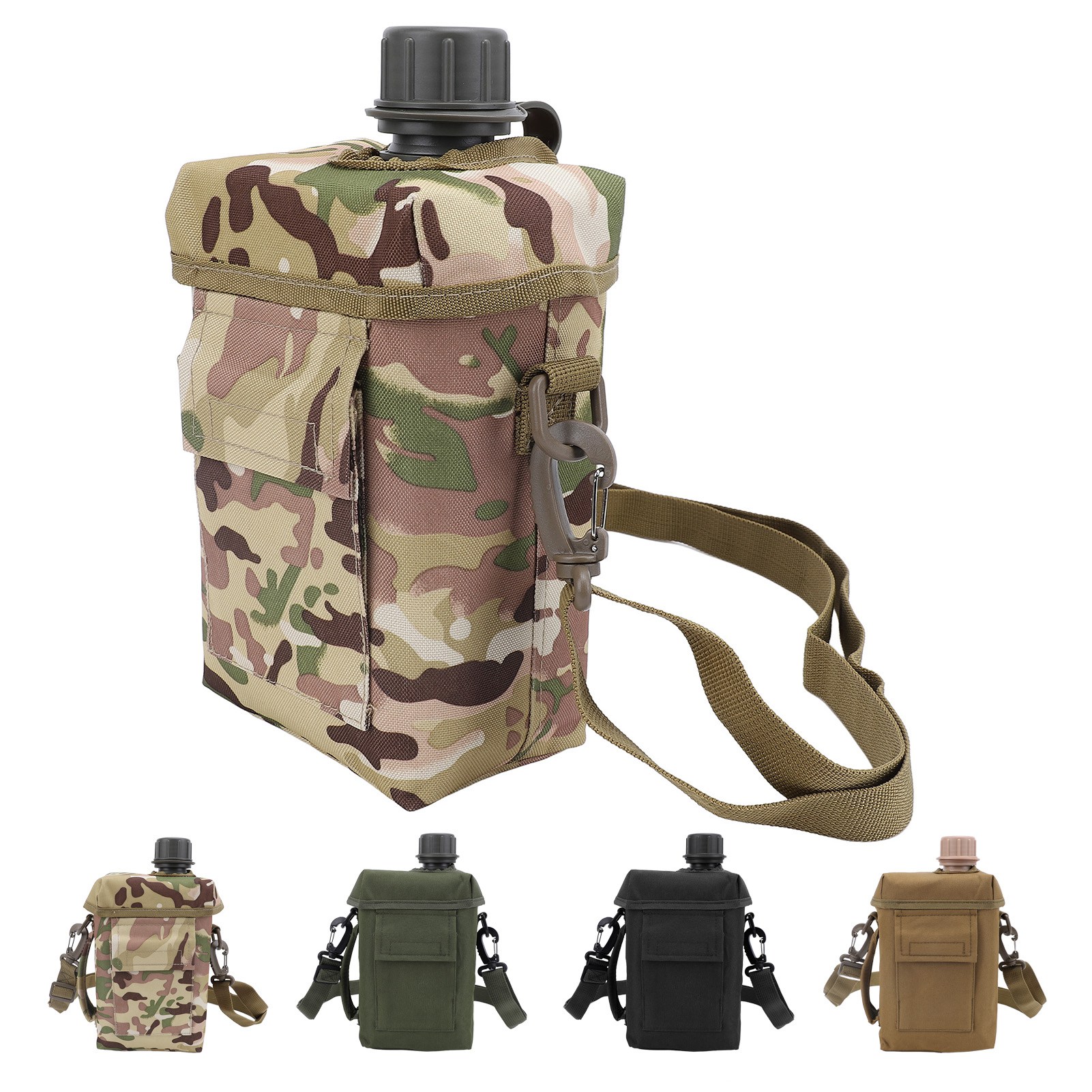 2L Water Bottle with Waist Car - Outdoor Camping Water Jug avaliação e preço