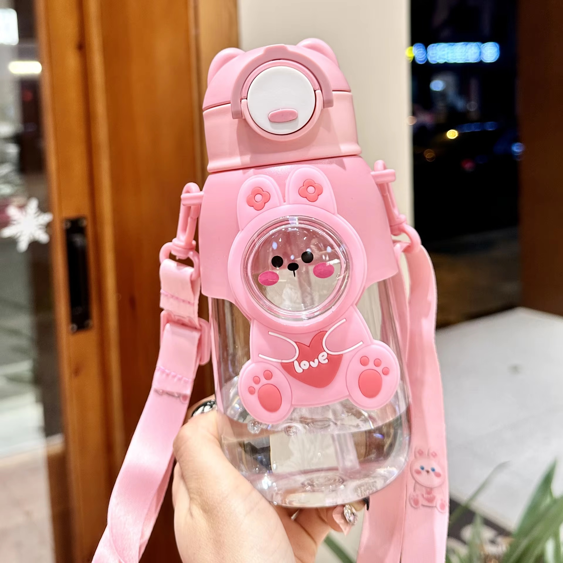 1pcs Portable Cartoon Animal W - Outdoor Camping Water Jug avaliação e preço