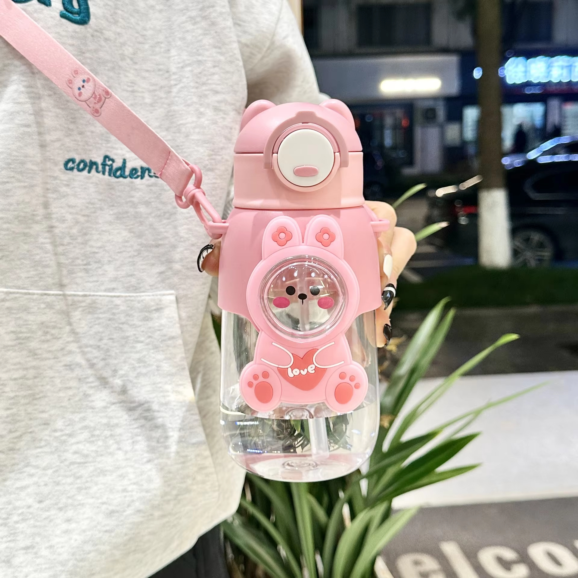 1pcs Portable Cartoon Animal W - Outdoor Camping Water Jug avaliação e preço