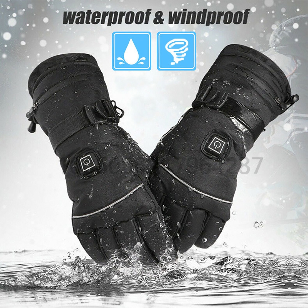 Winter Electric Heated GlovesW - Outdoor Camping Winter avaliação e preço
