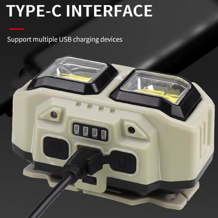 COB LED Headlamp Rechargeable  - Outdoor Camping Jobs avaliação e preço