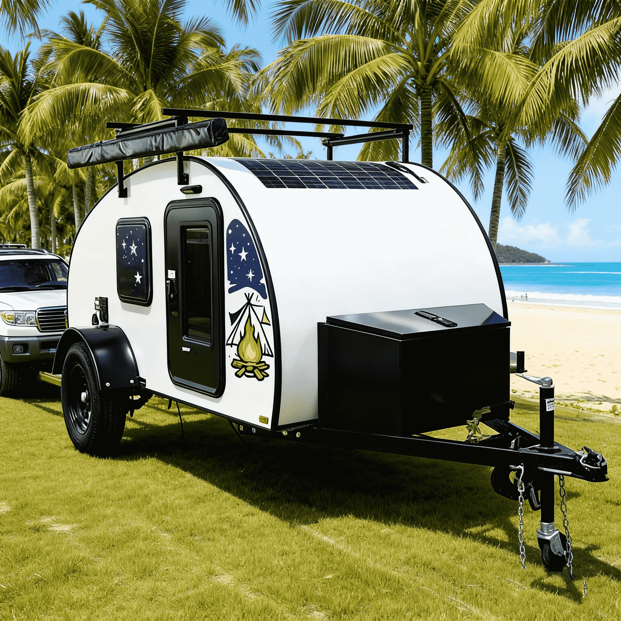 Small Teardrop Trailer for Sal - Outdoor Camping Beds For Sale avaliação e preço