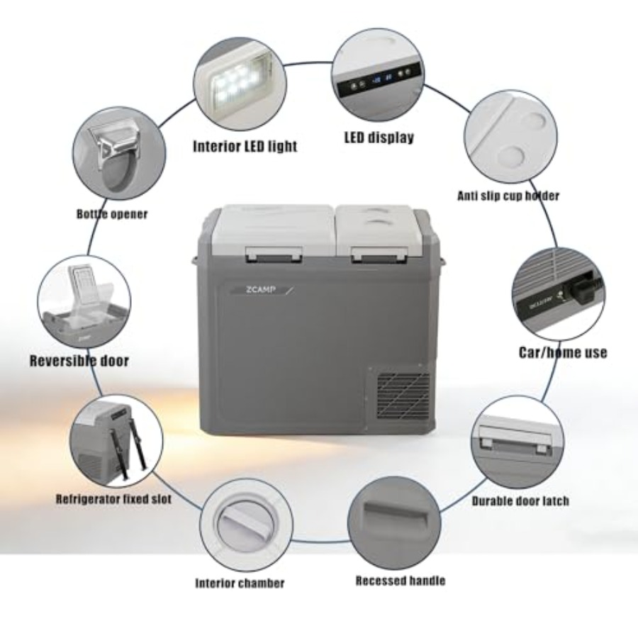 Portable Freezer for Camping,  - Outdoor Camping Zone avaliação e preço