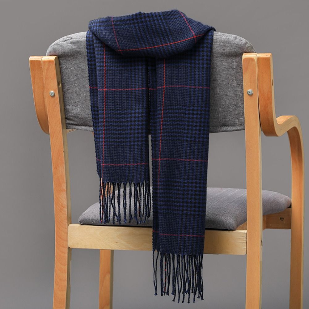 Classic Men's Scarf Winter Thi - Outdoor Camping Winter avaliação e preço