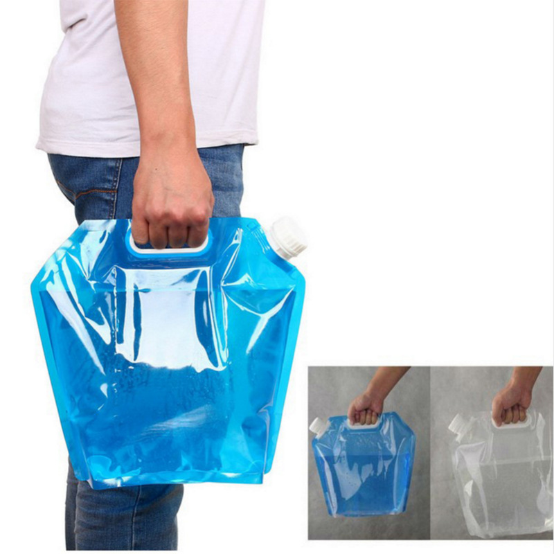 1PC 5L Collapsible Emergency W - Outdoor Camping Water Jug avaliação e preço