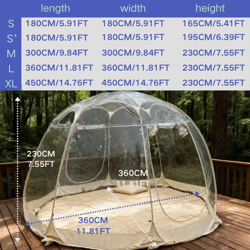 Large Instant Pop-Up Bubble Te - Outdoor Camping House avaliação e preço