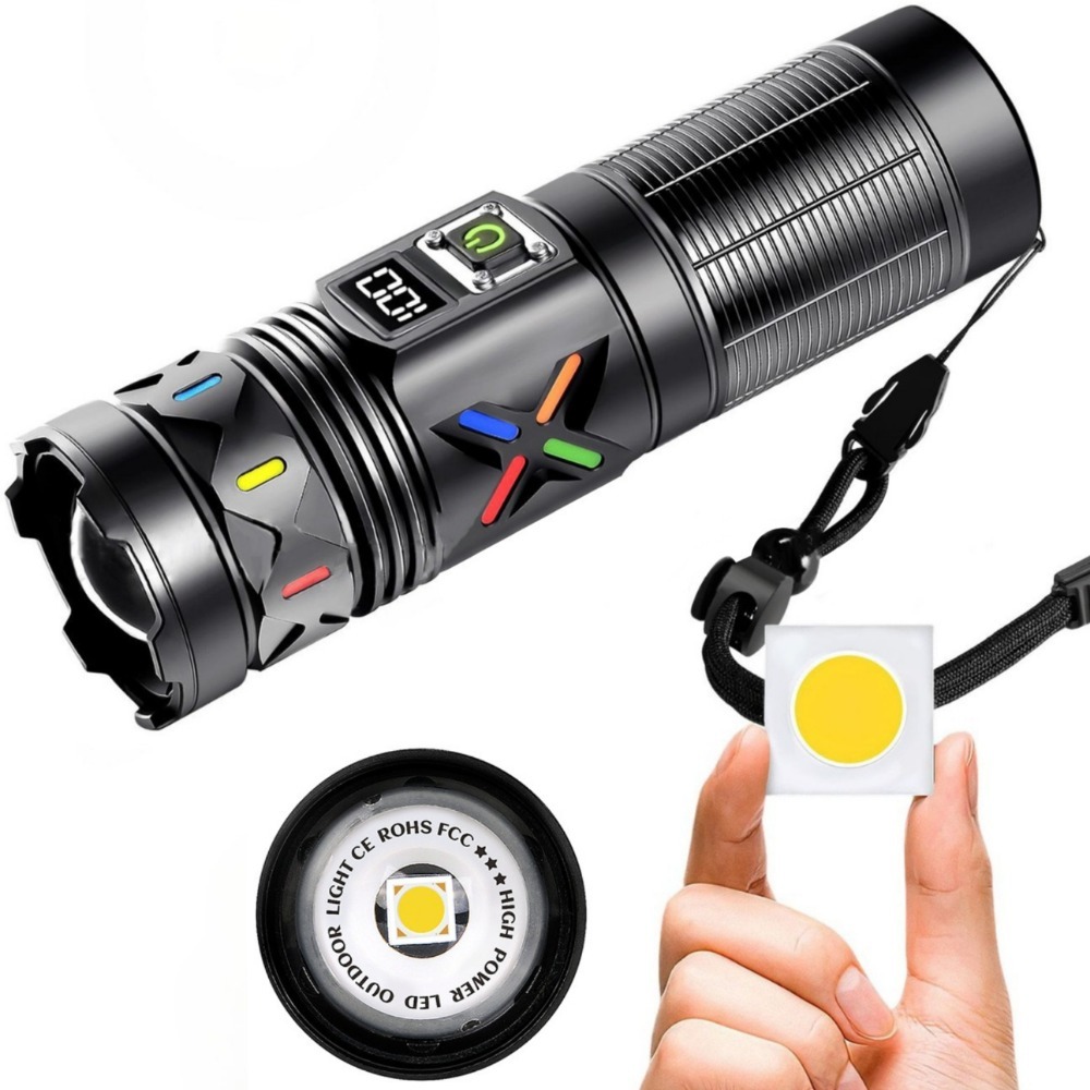 High Power LED Flashlight Tele - Outdoor Camping Lantern avaliação e preço