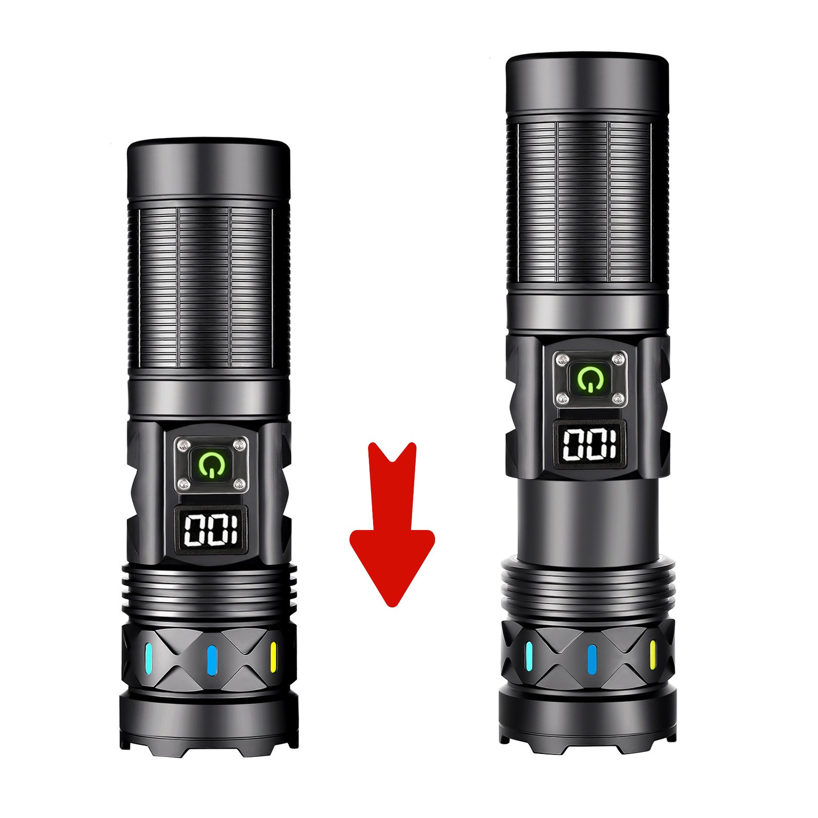 High Power LED Flashlight Tele - Outdoor Camping Lantern avaliação e preço