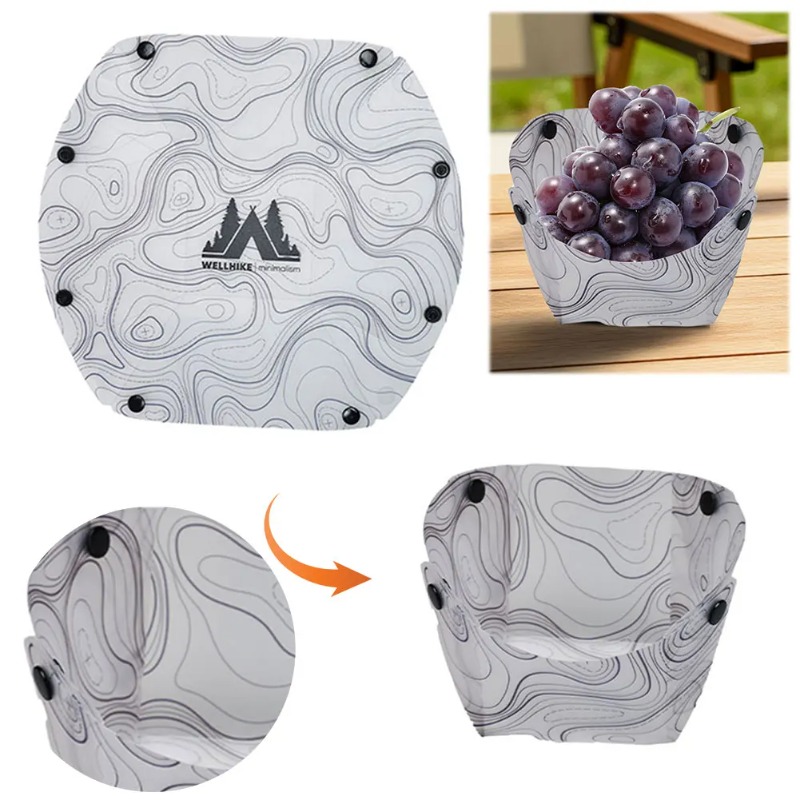 Foldable Camping Tableware Por - Outdoor Camping Dining Set avaliação e preço